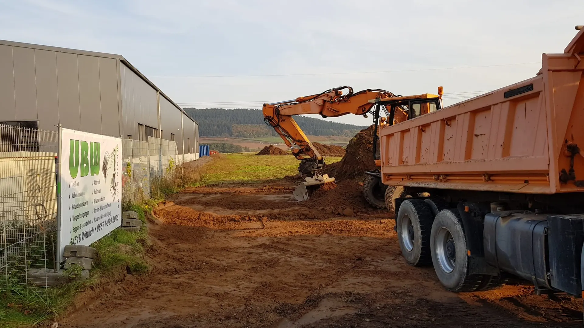 Erdbau – Referenzprojekt UBW Ulukoc Bau Wittlich