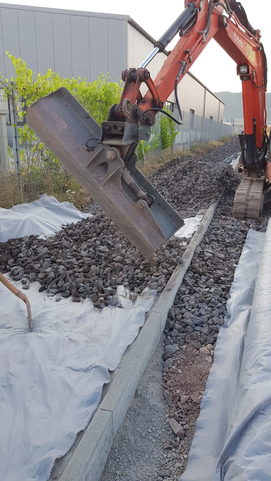 Entwässerungsrigole – Referenzprojekt UBW Ulukoc Bau Wittlich